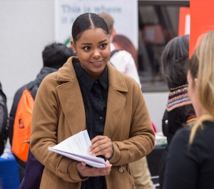 Student at a fair